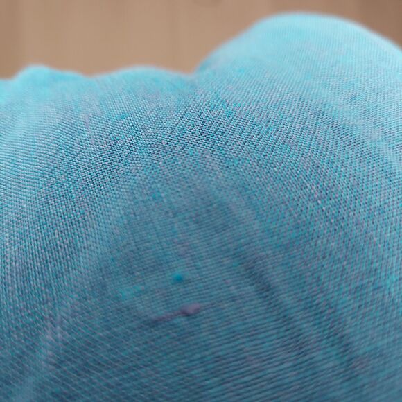 Sigrid Olsen Vtg Linen Capris Womens 12P Blue Woven Pocket Zipper 90's Y2K - Picture 5 of 10